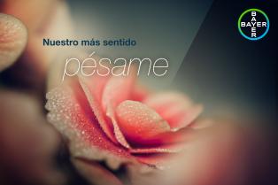 Nuestro más sentido pésame