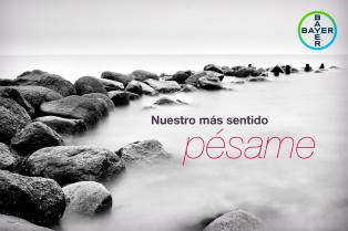 Nuestro más sentido pésame